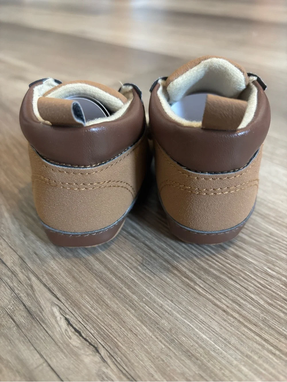 Baby Tan Strap Boots